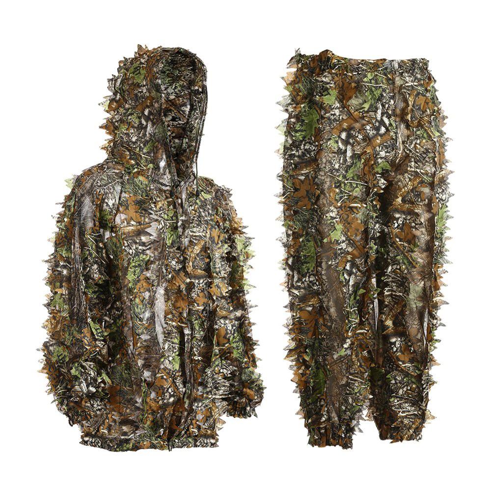 3D-feuille-chasse-vestes-pantalon-costume-Camouflage-v-tements-en-plein-air-traque-dans-la-chasse