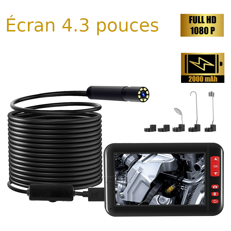 0_10-m-tres-Mini-cam-ra-d-inspection-8mm-automobile-Endoscope-4-3-pouces-cran-1080P