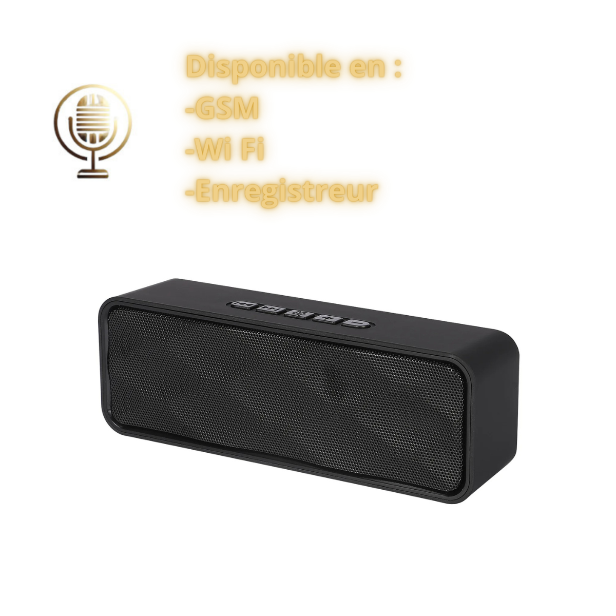 ENCEINTE BLUETOOTH AVEC MICROPHONE ESPION