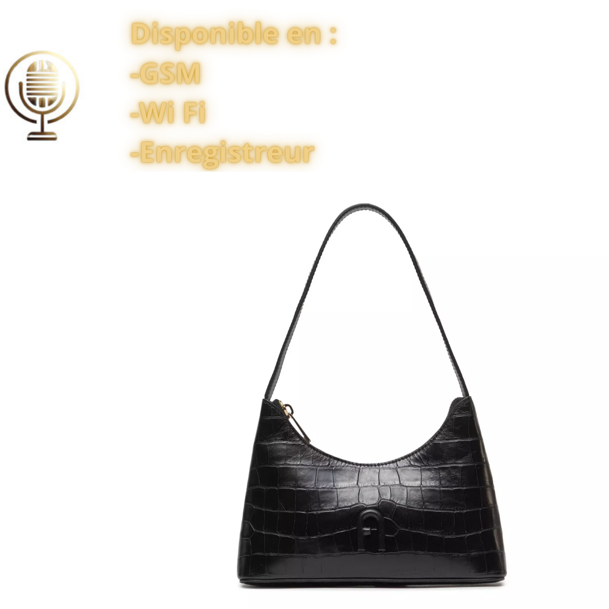 Sac à main microphone espion