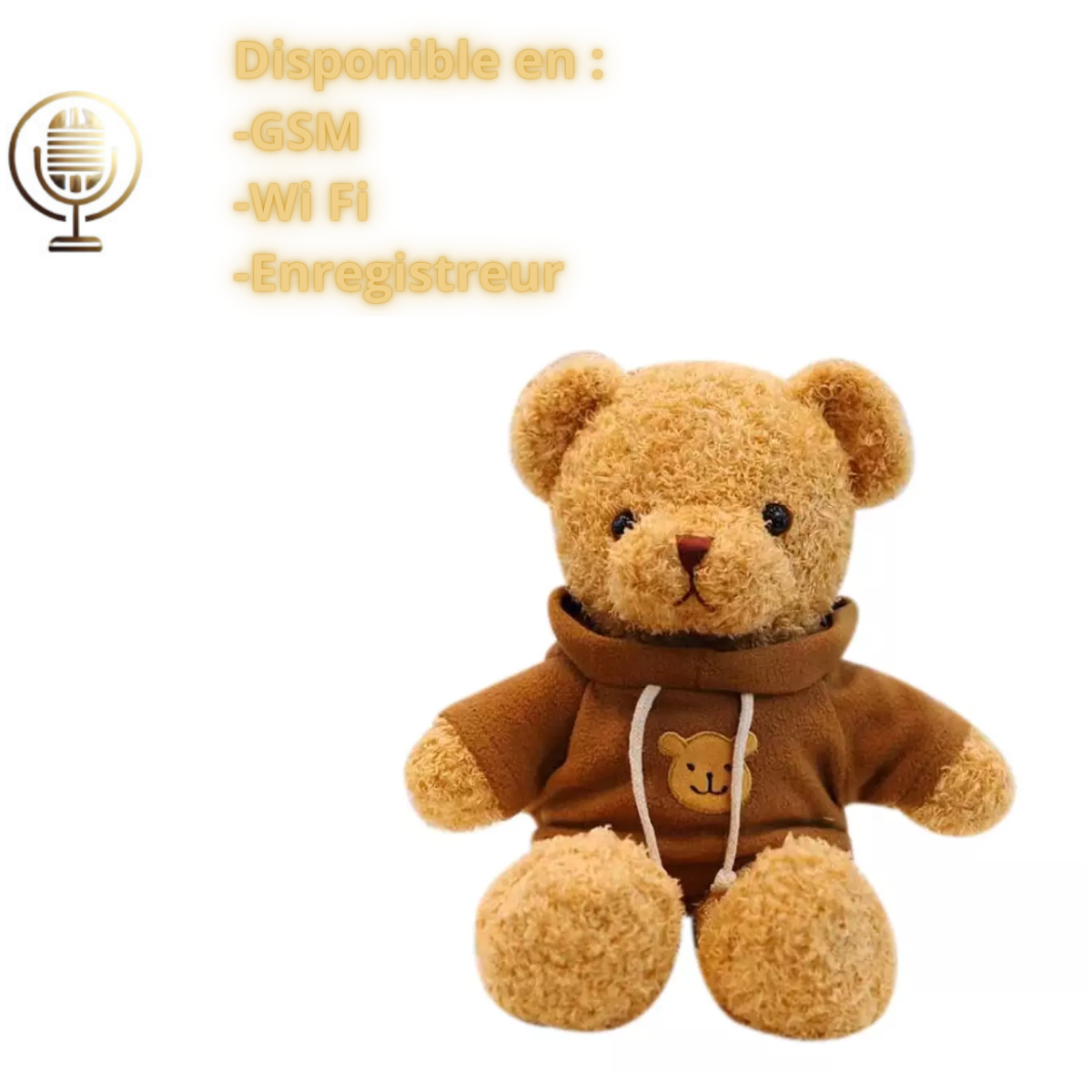 Ours en Peluche Microphone Espion