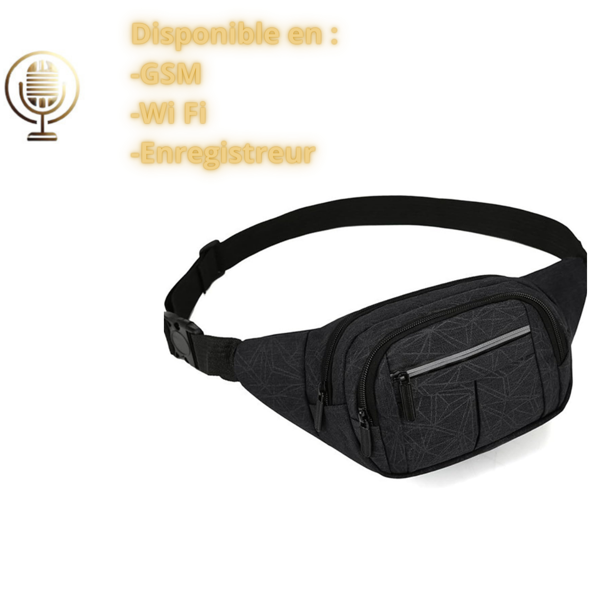 Sacoche Microphone Espion