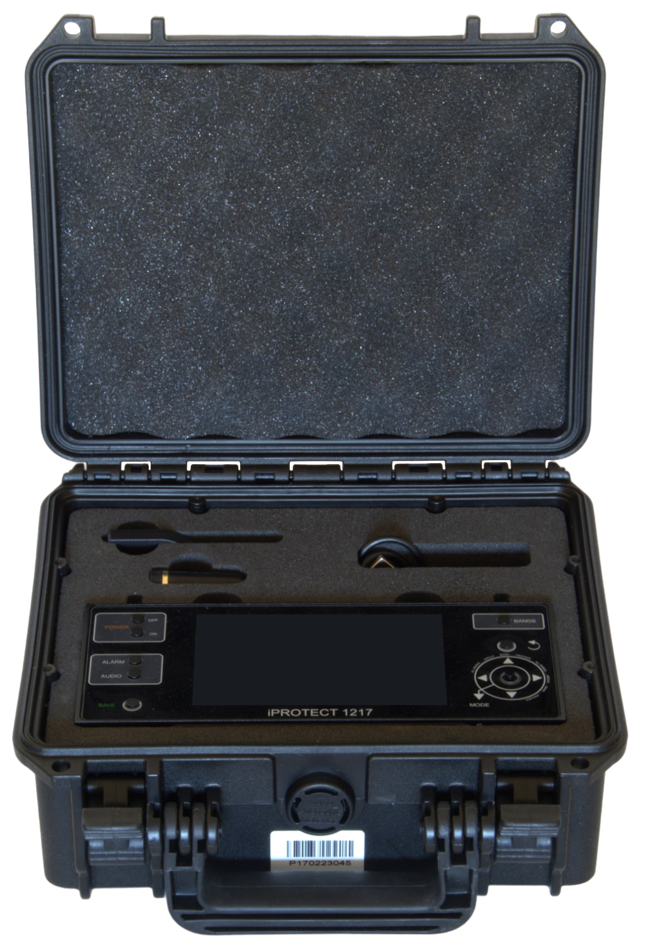 Iprotect1217 DigiscanLab vue par le dessus valise