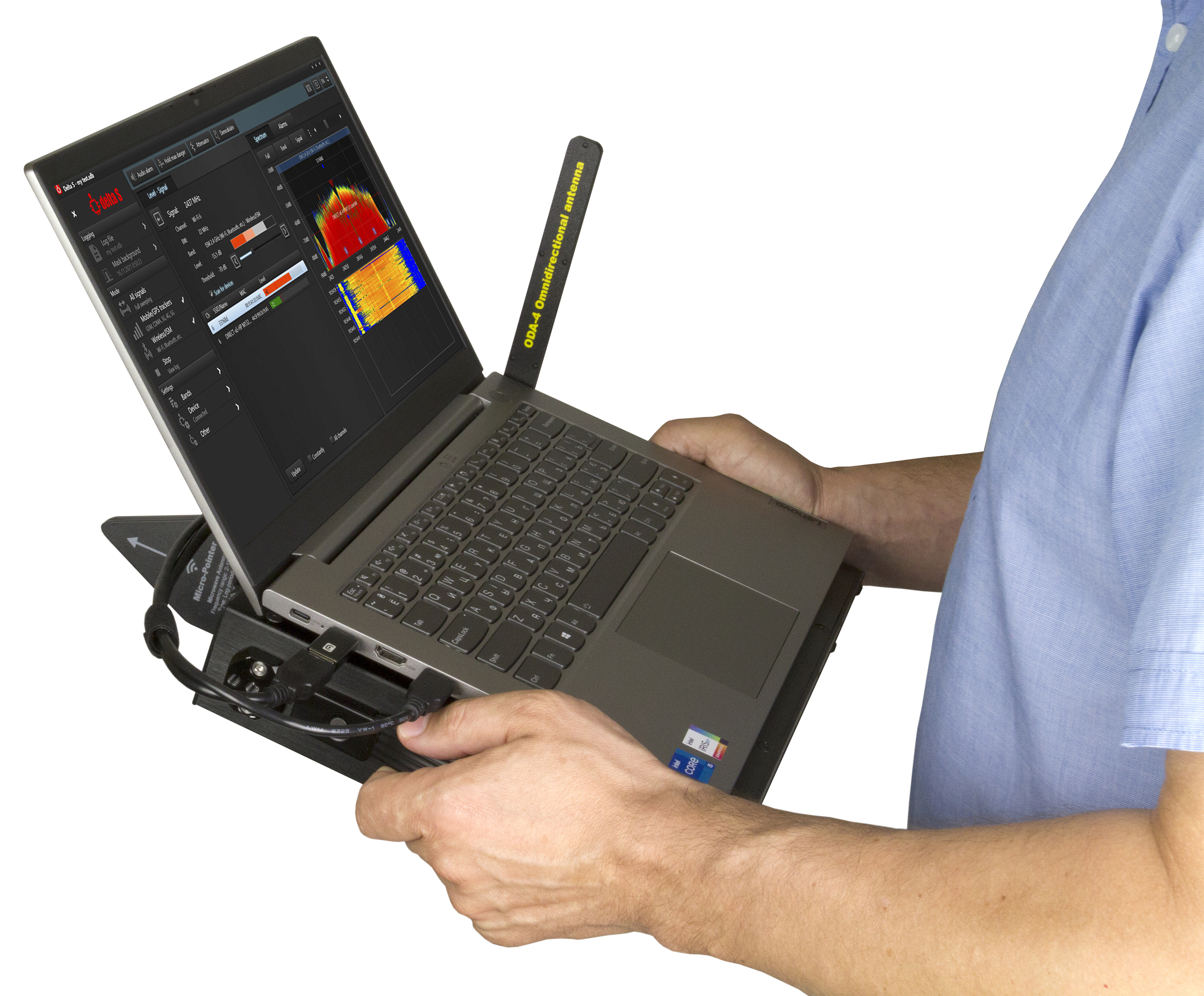 Delta S DigiscanLab Détecteur de signaux autonome en main avec PC