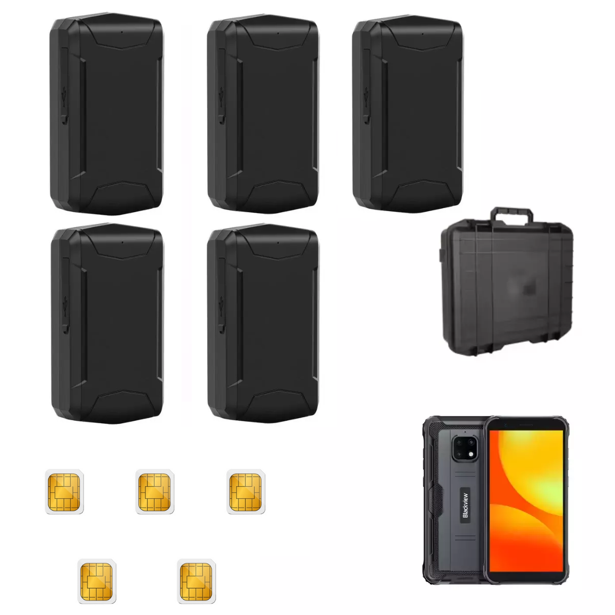 Pack Opérationnel Traceur GPS echoSPy 5 avec Smartphone