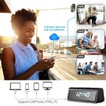Caméra espion 4K Wifi IP dans un réveil