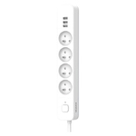 Multiprise blanche microphone espion WiFi