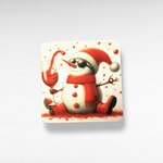 dessous de verre noël personnalisé