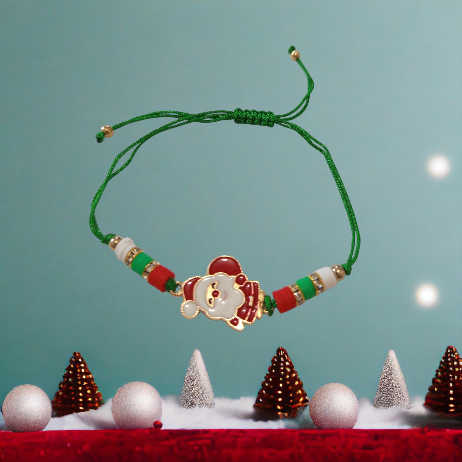 bracelet père noël vert-Photoroom