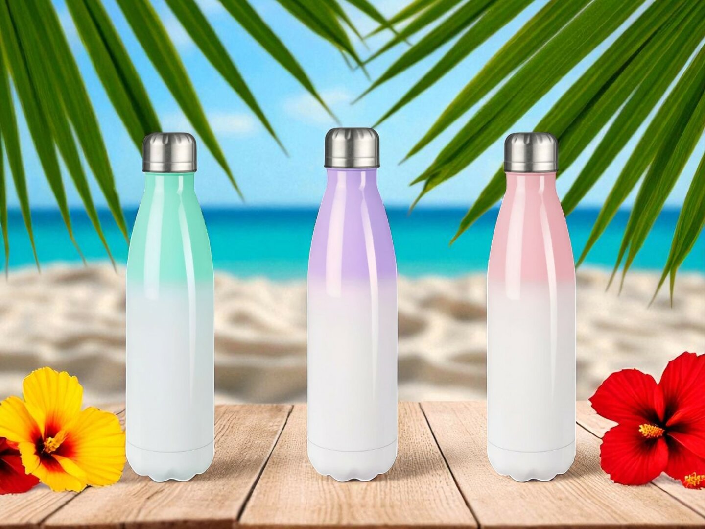 Gourde Aluminium 500 Ml - Collègue Géniale - Humour Et Mousqueton - Écologique Et Réutilisable - Idée Cadeau Original - Luigi Collection - Fabriqué France