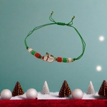 bracelet bonhomme de neige vert-Photoroom