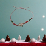 bracelet bonhomme de neige rouge-Photoroom
