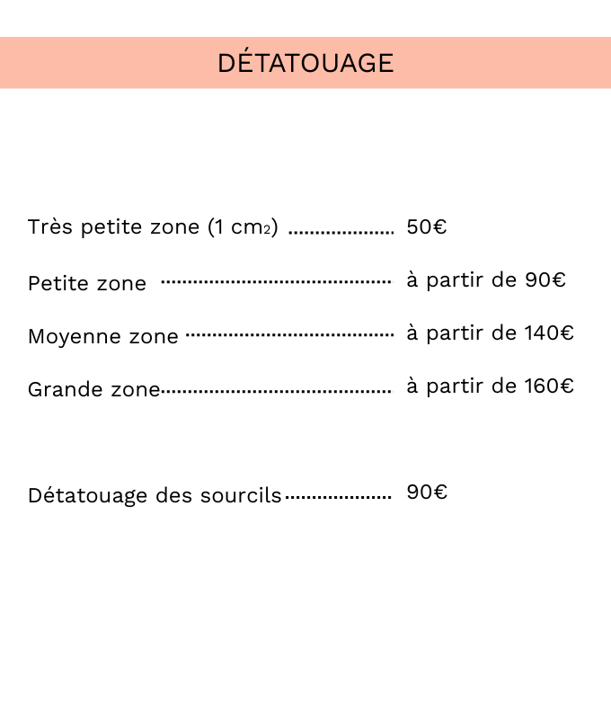 tarifs autres traitements