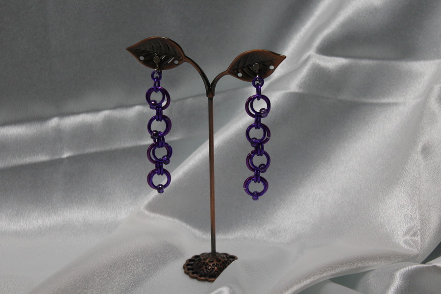 Boucle-Oreille-Fil-Alu-Perles-Violette-3