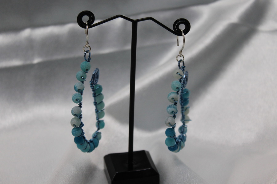 Boucle-Oreille-Fil-Cuivre-Argente-Perles-Agate-Bleu-6