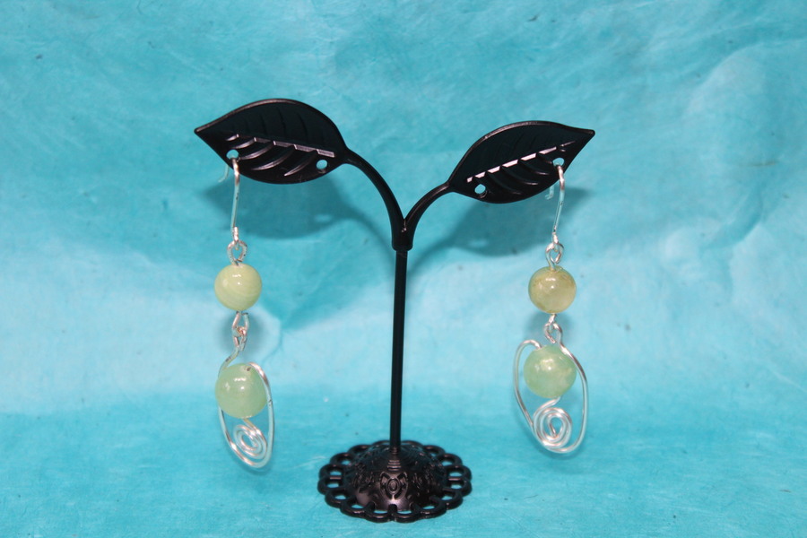 Boucle-Oreille-Fil-Cuivre-Argente-Perle-Fluorine-Veritable-2