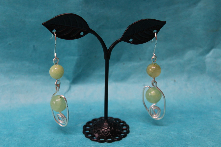 Boucle-Oreille-Fil-Cuivre-Argente-Perle-Fluorine-Veritable-1