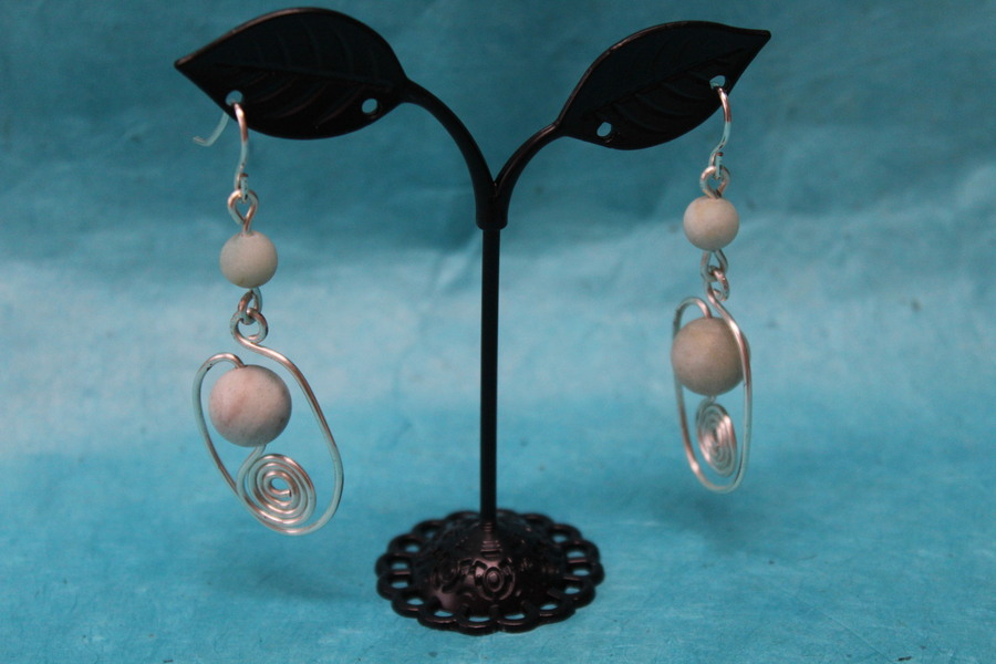 Boucle-Oreille-Fil-Cuivre-Argente-Agate-Verte-Mate-1
