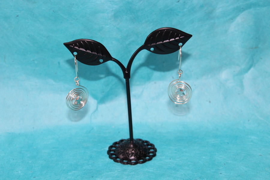 Boucle-Oreille-Fil-Cuivre-Argente-Perle-Metal-Etoile-1