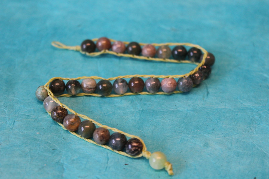 Bracelet de Perles de Tourmaline Verte Véritable. (7)