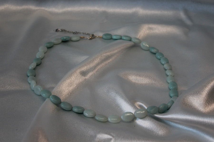 Collier de Perles dAmazonite