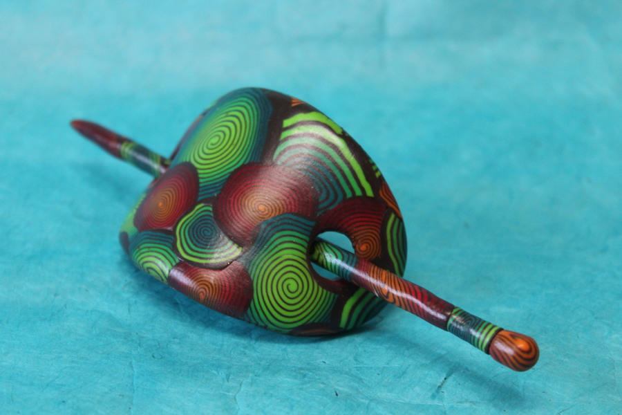 Barette-Cgignon-Polymere-Spirales-Multicolor-3
