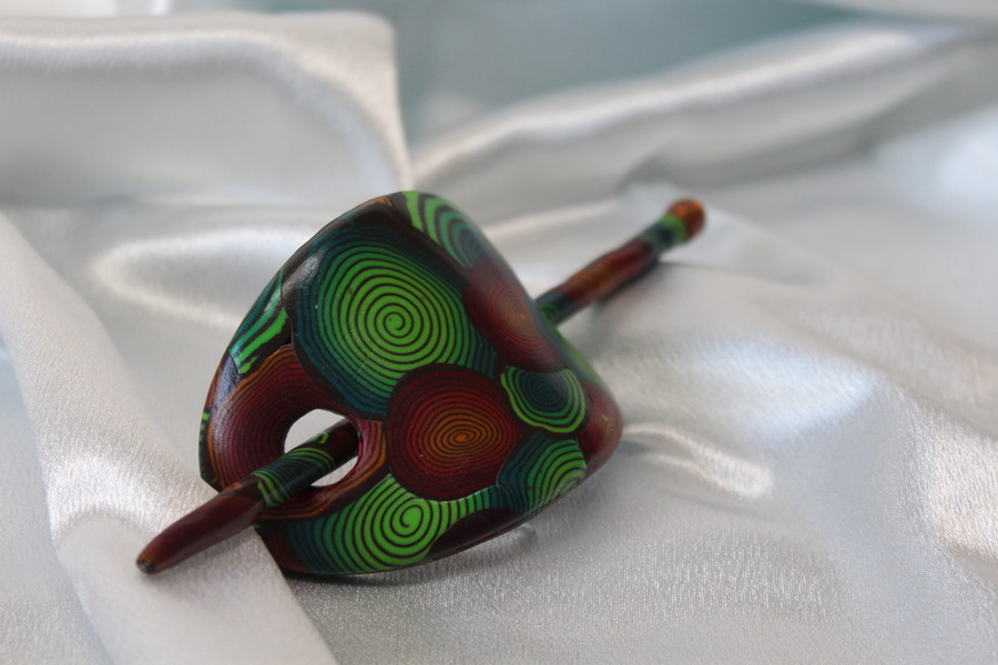 Barette-Cgignon-Polymere-Spirales-Multicolor-8