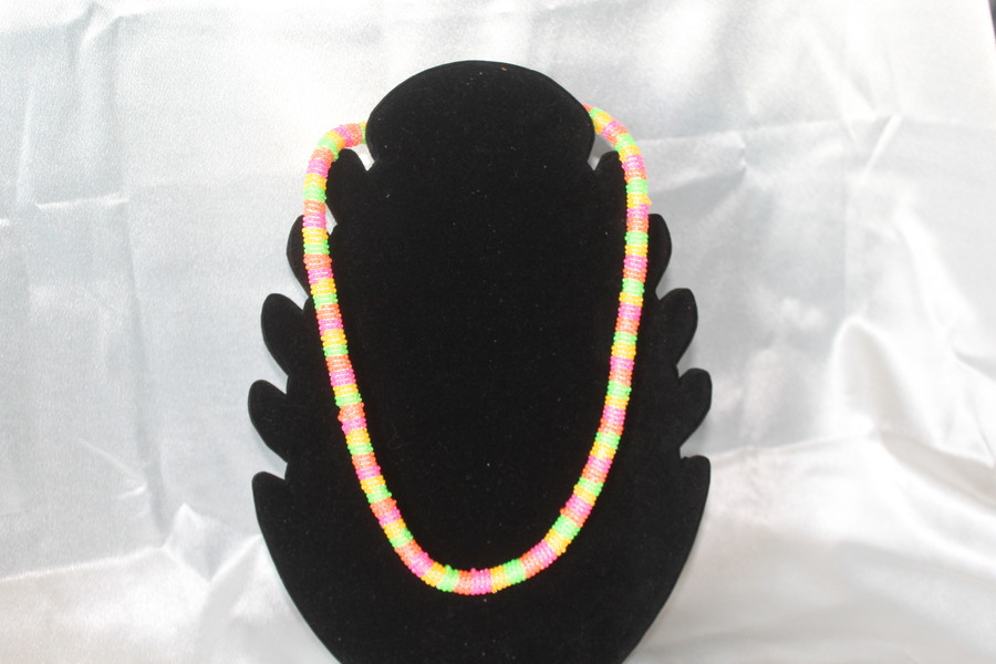 Collier de Perles de Rocailles de Couleurs Vives