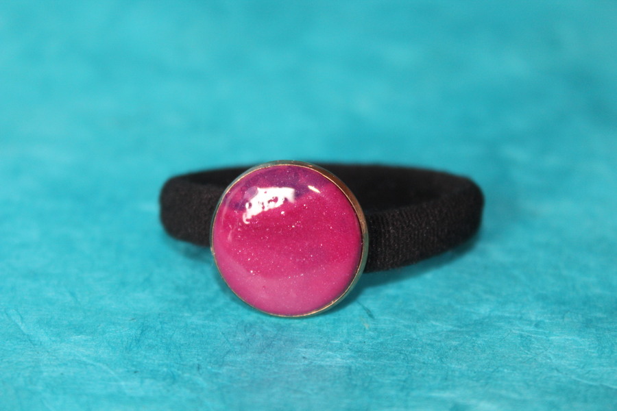 ChouChou-Pâte Polymère Magenta-Décalcomanie Motif  Marbrure (3)