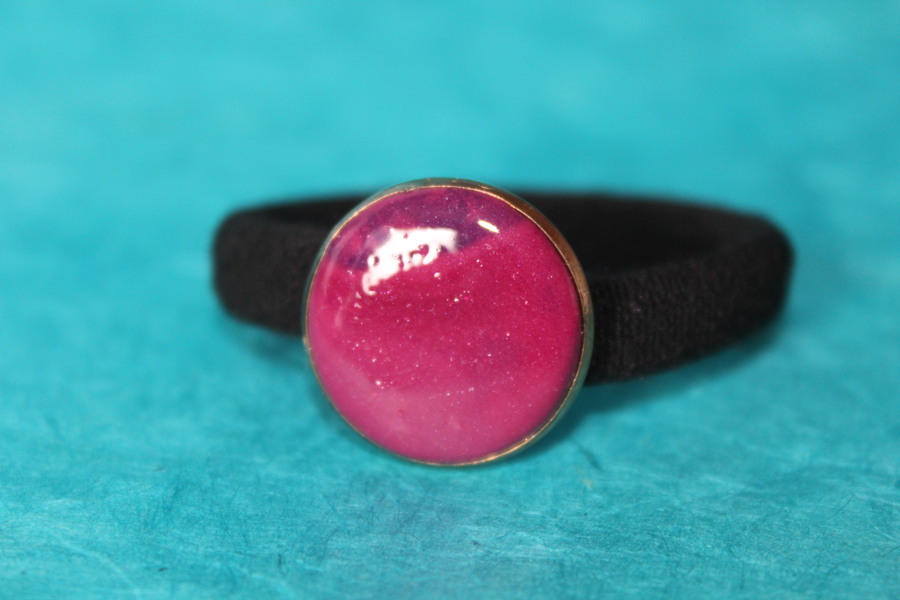 ChouChou-Pâte Polymère Magenta-Décalcomanie Motif  Marbrure (4)