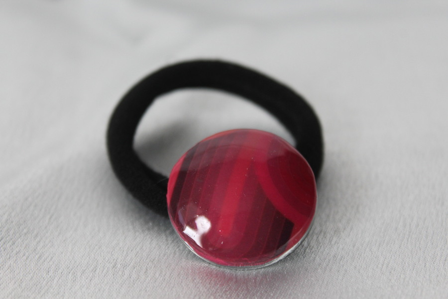 ChouChou-Pâte Polymère Framboise-Décalcomanie Motil Arc en Ciel