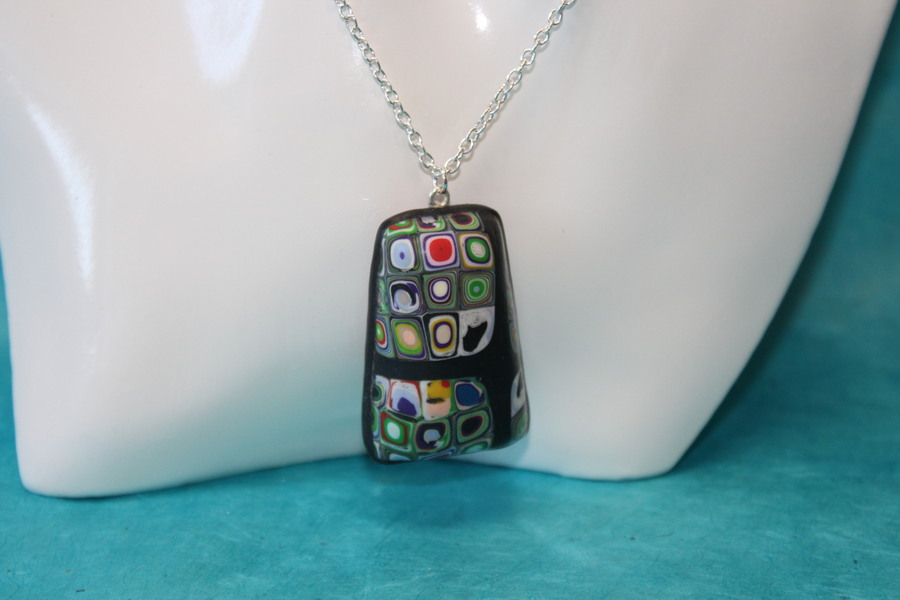 Collier-Chaine-Argente-Polymere-Multicolore-2