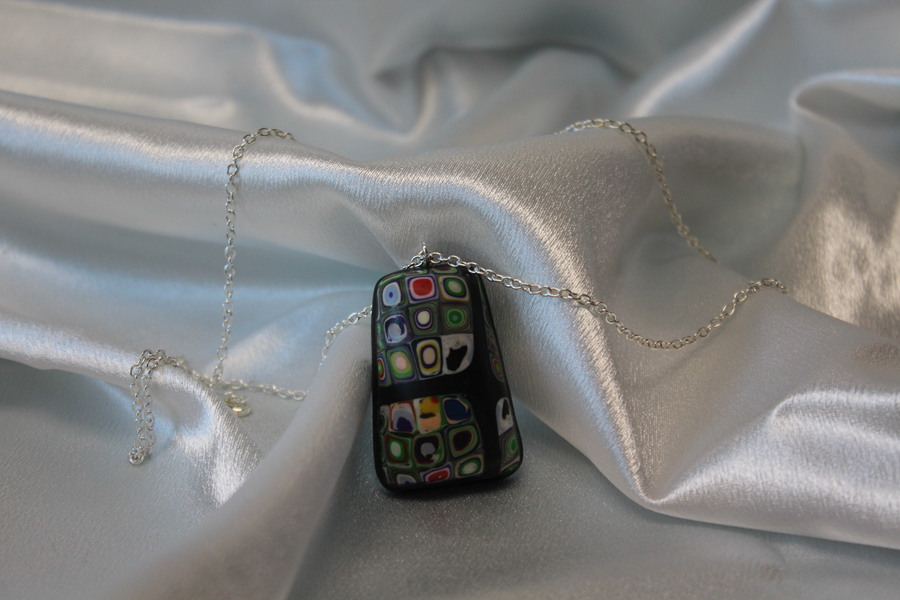 Collier-Chaine-Argente-Polymere-Multicolore-4