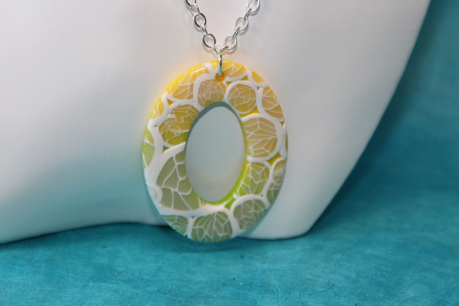Collier-Chaine-Argente-Polymere-Degrade-Jaune-Vert-3