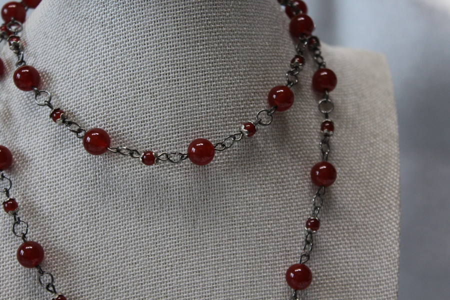 Collier-Perles-Grenat-Veritable-4