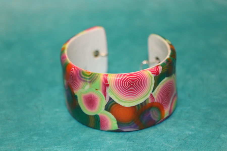 Bracelet-Polymere-Spirales-Multicolore-9