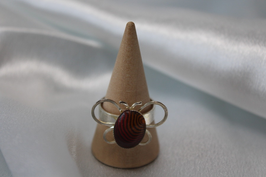 Bague-Reglable-Papillon-Cabochon-Polymere-1