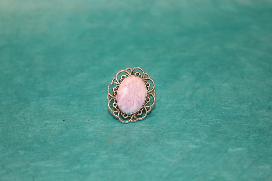 Bague-Reglable-Acier-Polymere-Blanc-Parme-