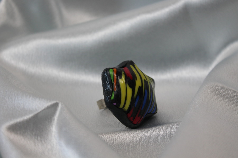 Bague-Reglable-Etoile-Polymere-Rayures-Multicolores (6)