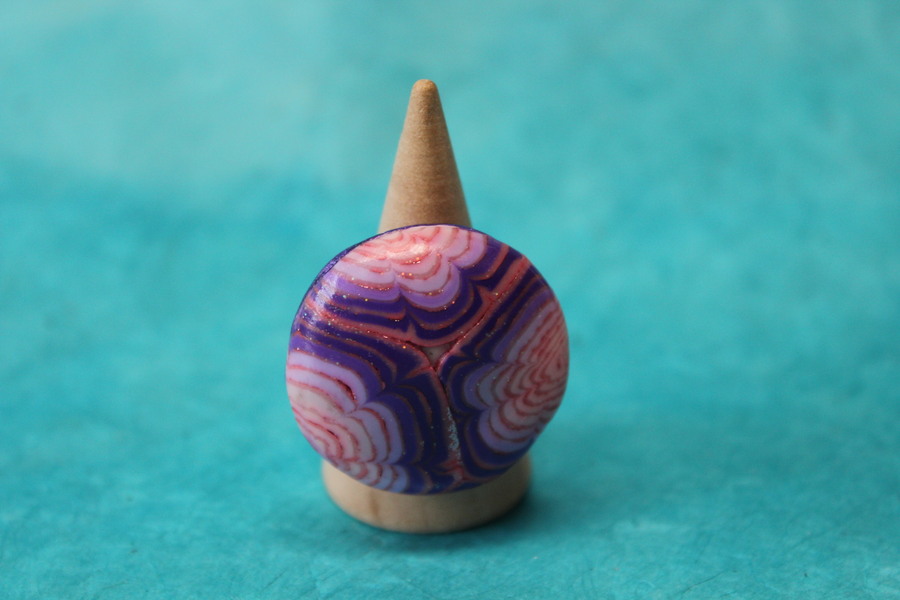 Bague-Reglable-Acier-Polymere-Degrade-rose-violet-1