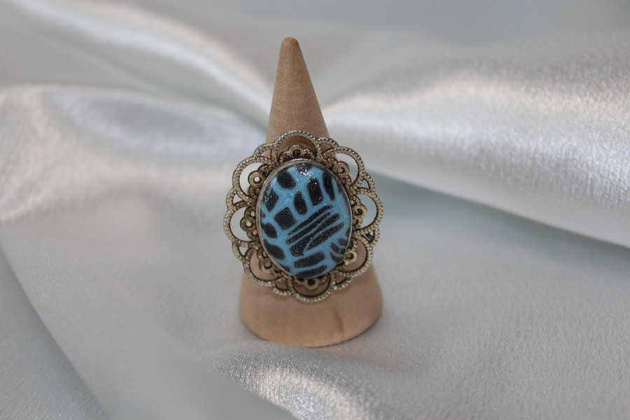 Bague-Acier-Reglable-Polymere-Bleu-Noir-1