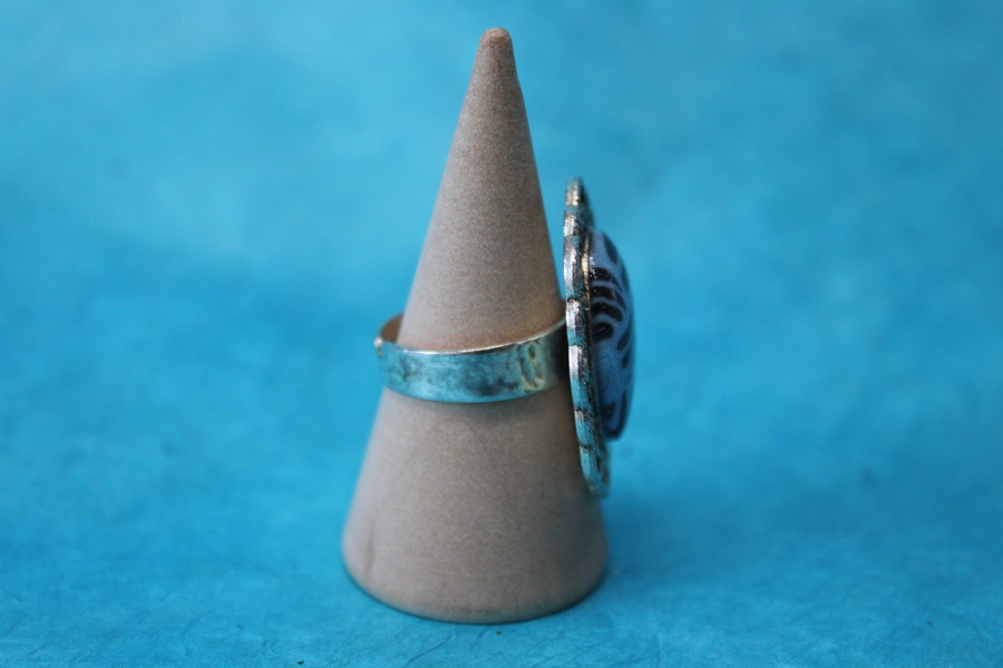 Bague-Acier-Reglable-Polymere-Bleu-Noir (5)