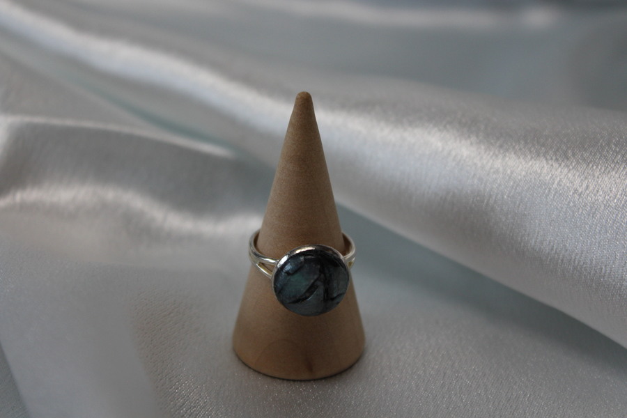 Bague-Reglable-Acier-Polymere-Noir-Bleu-1