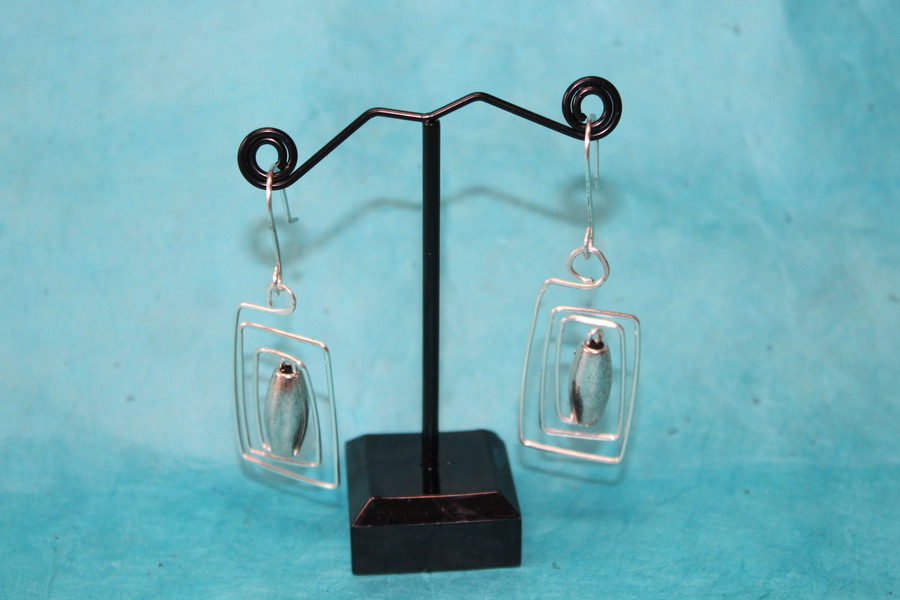 Boucle-Oreille-Fil-Cuivre-Argente-Perles-Metal-4