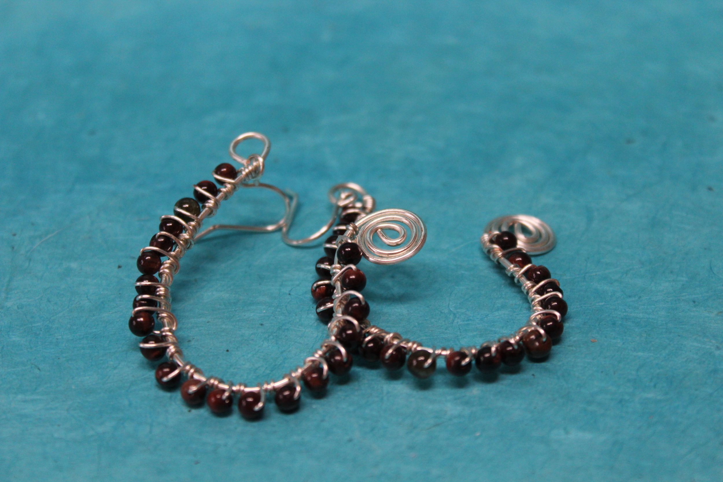 Boucle-Oreille-Fil-Cuivre-Argente-Pierre-Veritable-Oeil-Tigre- (7)