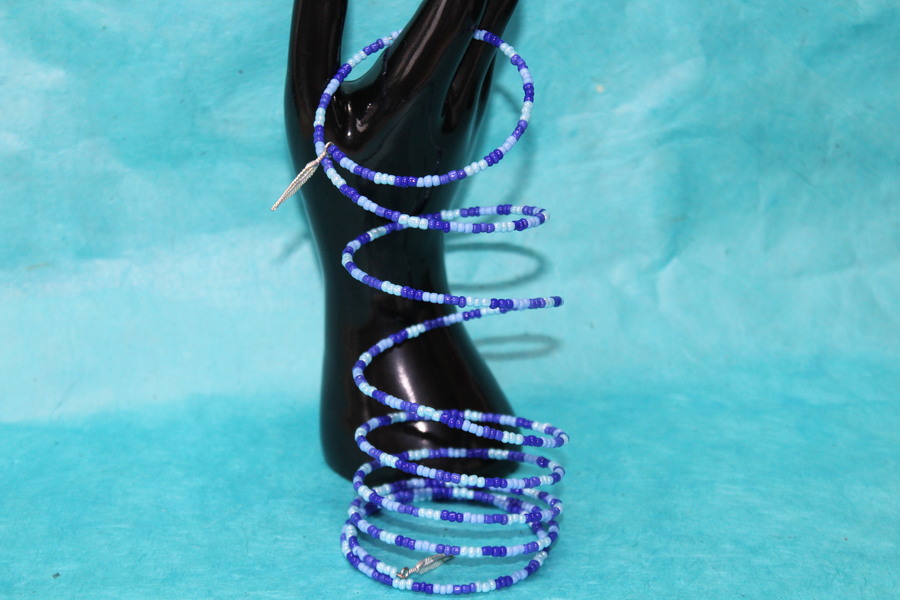 Bravelet-Multi-Rang-Perles-Rocaille-Degrade-Bleu (5)