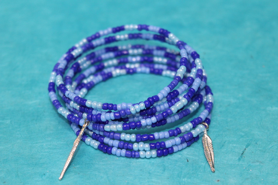 Bravelet-Multi-Rang-Perles-Rocaille-Degrade-Bleu (6)