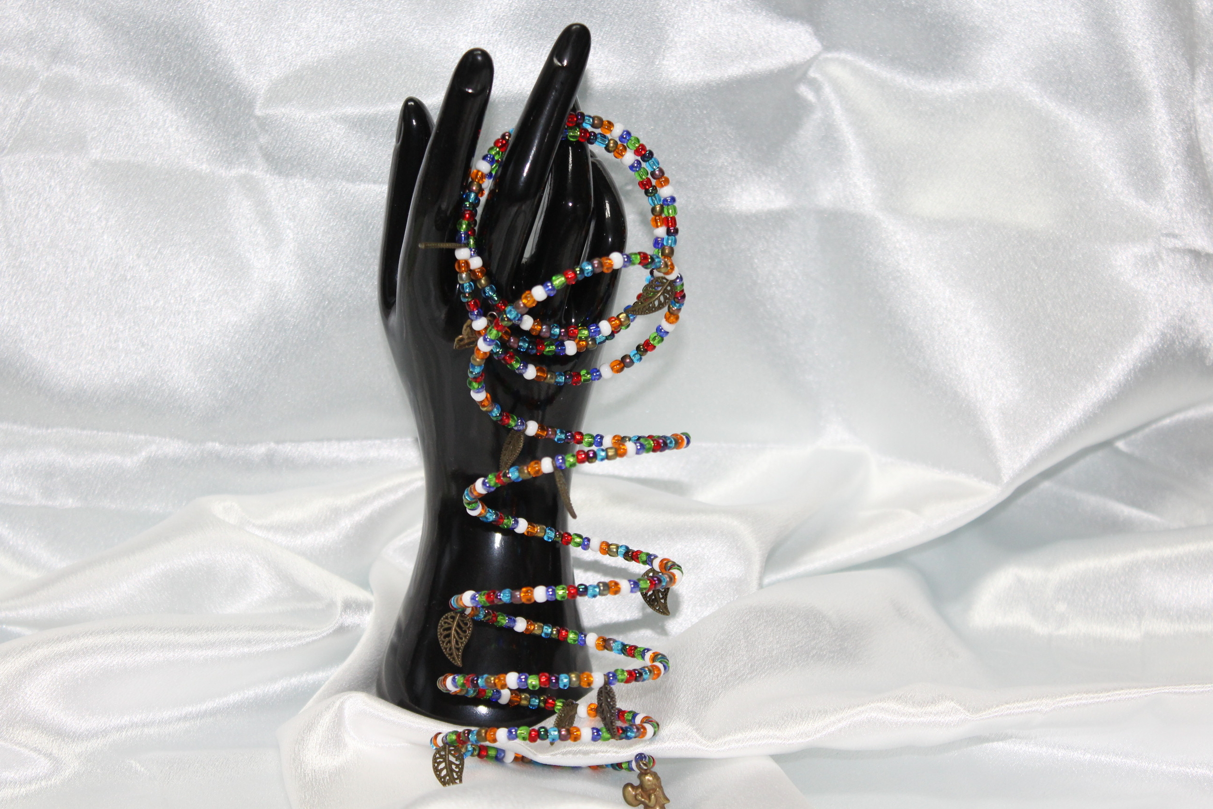 Bracelet-Multi-Rangs-Perles-Rocailles-Multicores