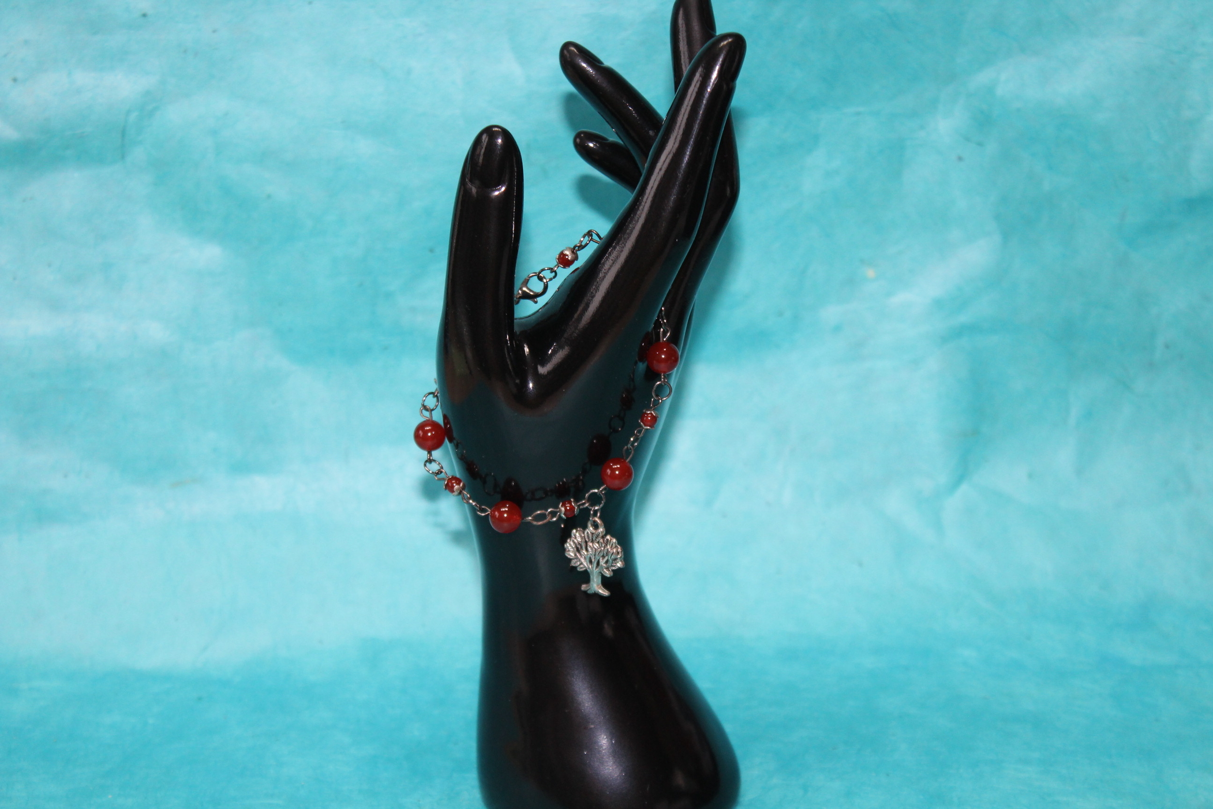 Bracelet-Perles-Grenat-Veritable-Arbre-Vie
