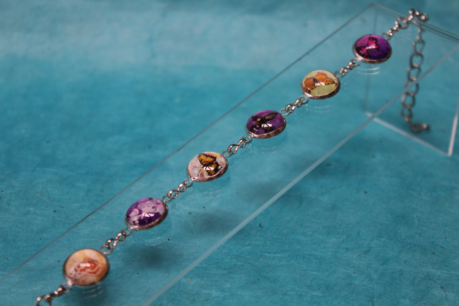 Bracelet-Cabochons-Verre-Papillons (7)